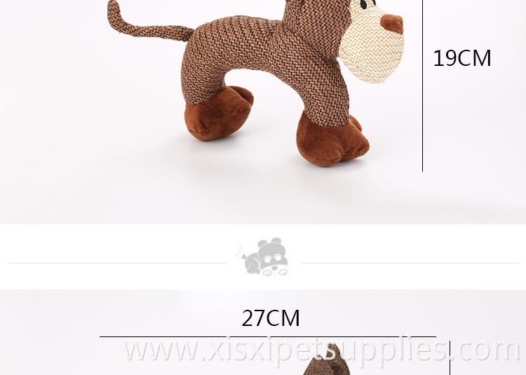 2019 wholesale Best selling plush stuffed squeaky toys pet toys for dog
